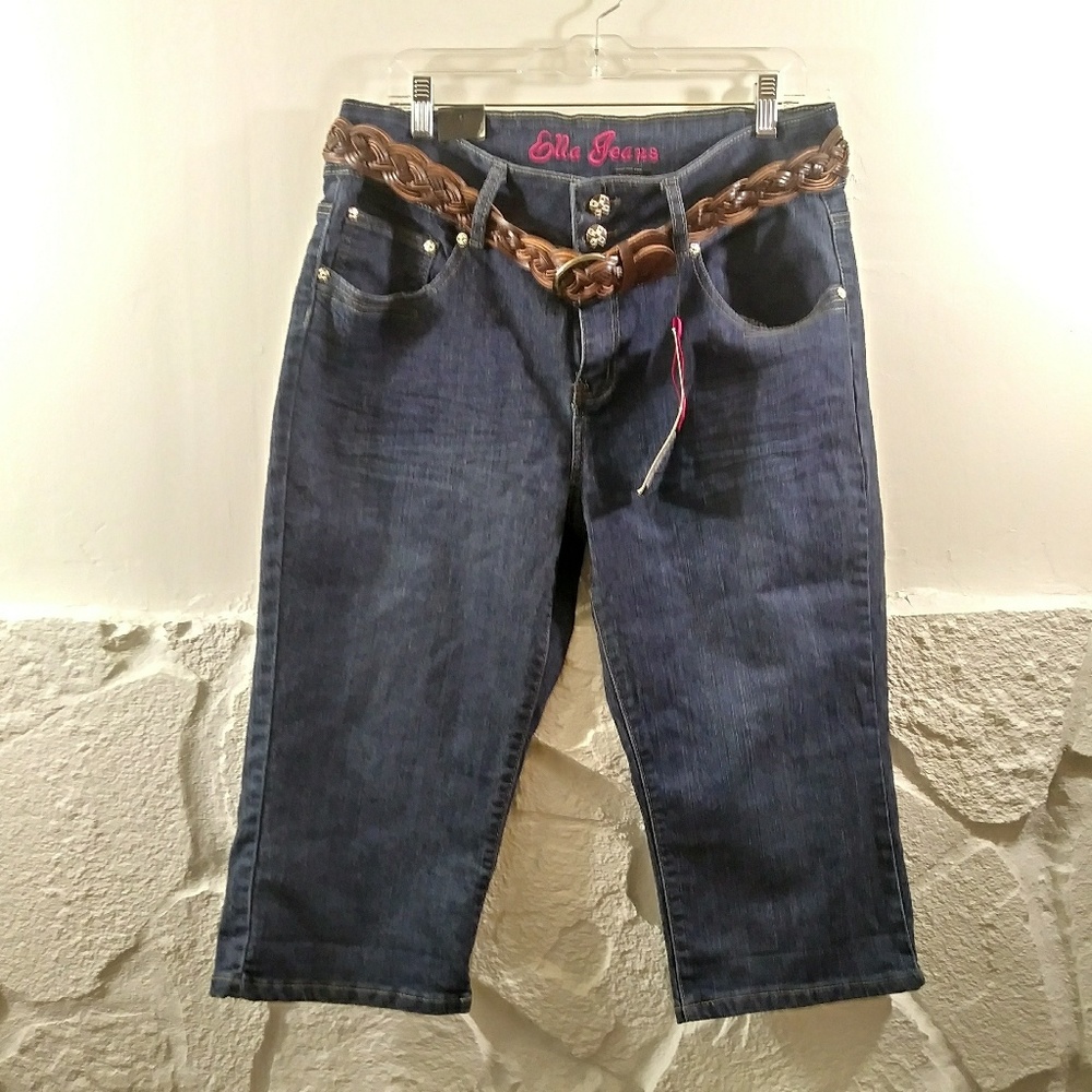 🔵Ella Jeans Capris Sz 20 NWT
